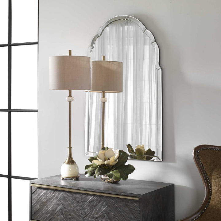 UTTERMOST Brayden Frameless Arched Mirror - Mirrors