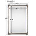 UTTERMOST MACKAI METALLIC MIRROR - Mirrors
