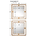 UTTERMOST Allick Square Mirrors Set Of 2 - Mirrors