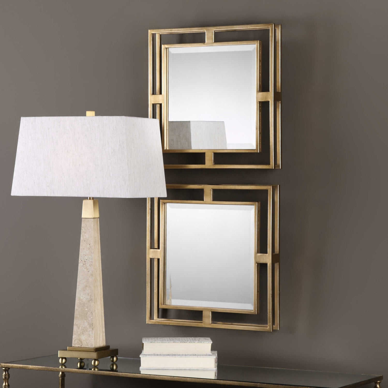 UTTERMOST Allick Square Mirrors Set Of 2 - Mirrors