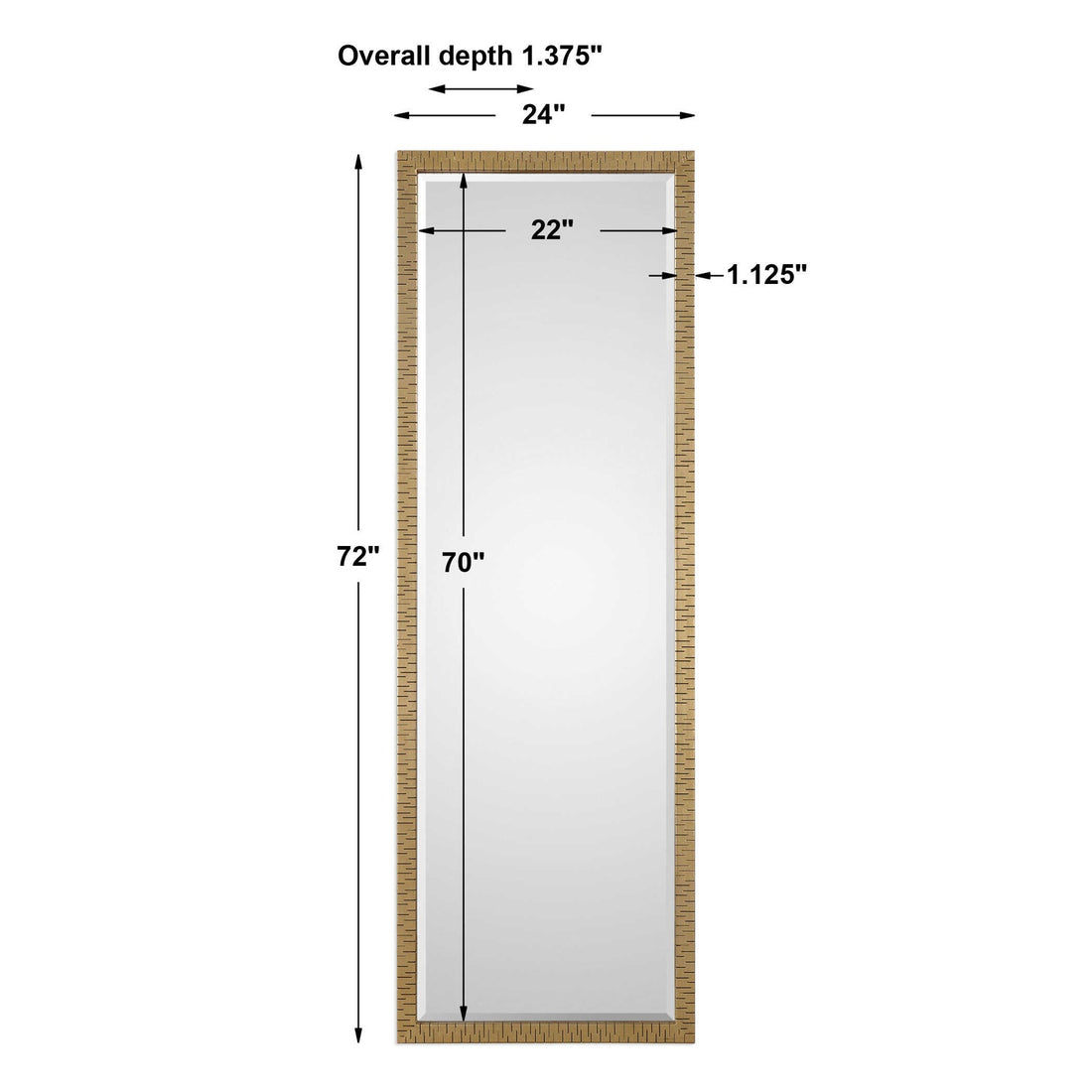 UTTERMOST VILMOS METALLIC MIRROR - Mirrors
