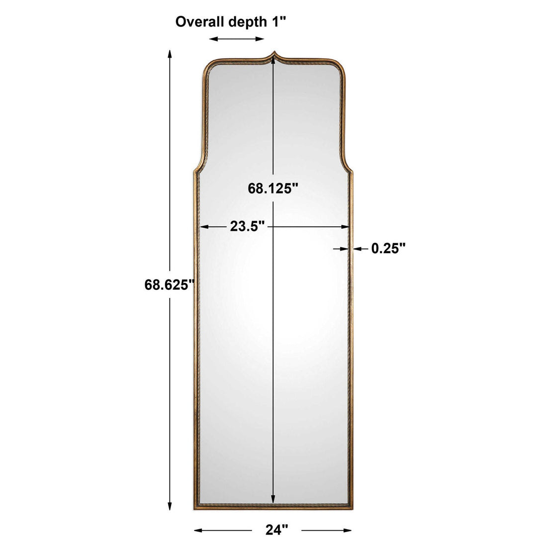 UTTERMOST ADELASIA ANTIQUED MIRROR - Mirrors
