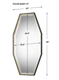 UTTERMOST Savion Octagon Mirror - Mirrors