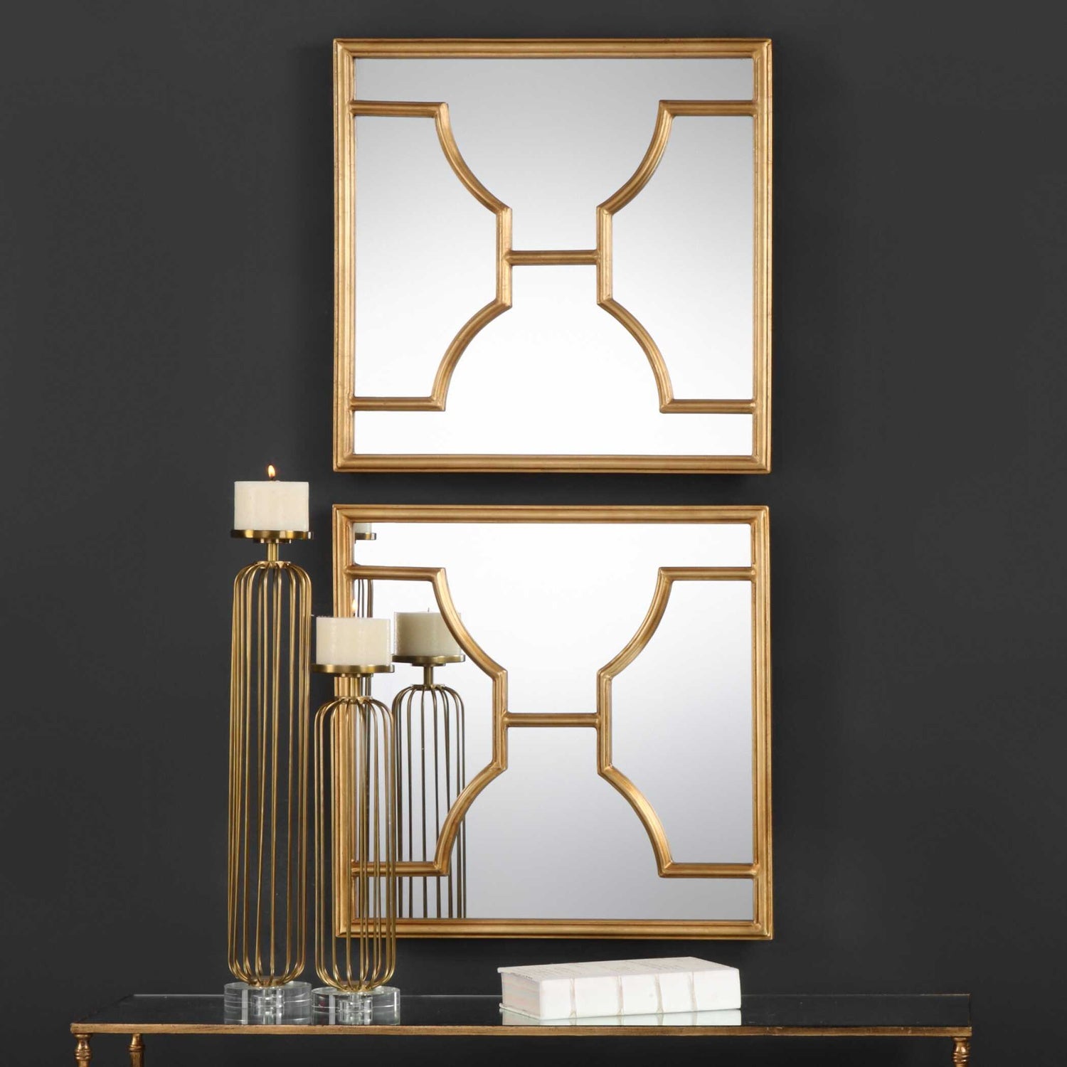 UTTERMOST Misa Square Mirrors Set Of 2 - Mirrors