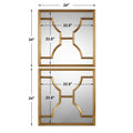 UTTERMOST Misa Square Mirrors Set Of 2 - Mirrors