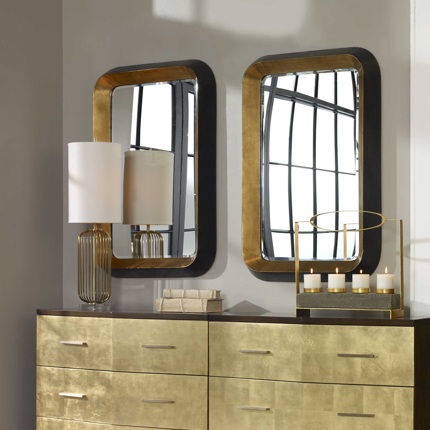 UTTERMOST NIVA METALLIC WALL MIRROR - Mirrors