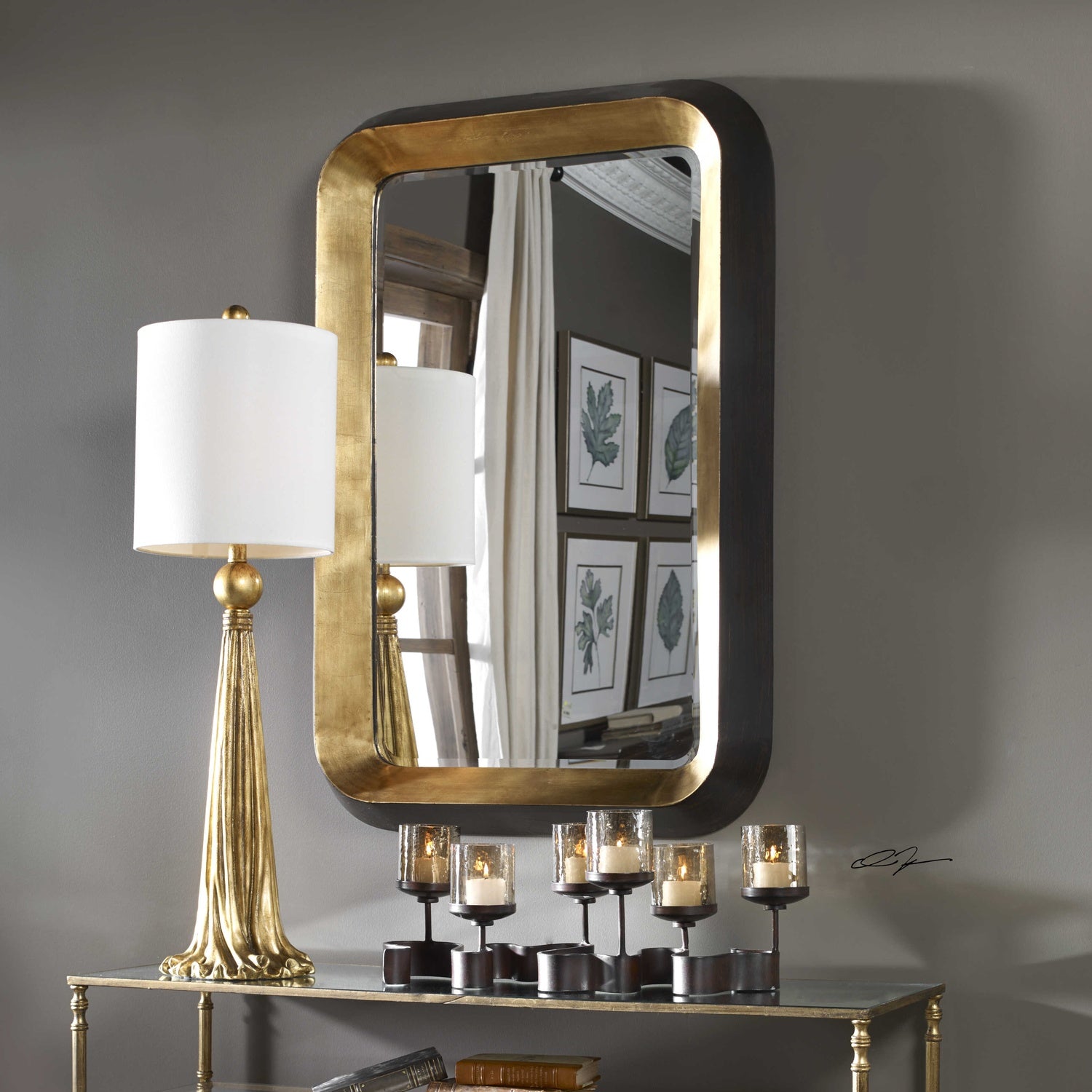 UTTERMOST NIVA METALLIC WALL MIRROR - Mirrors