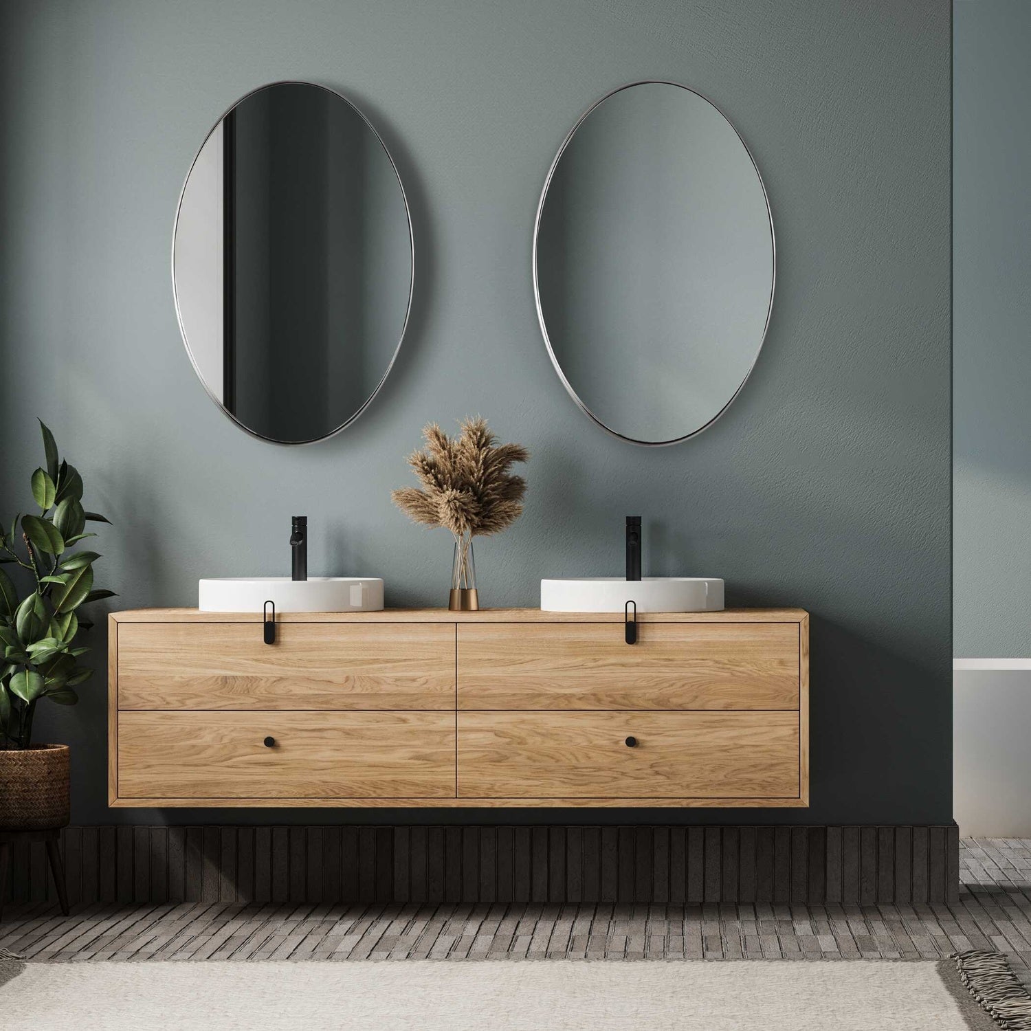 UTTERMOST PURSLEY BRUSHED OVAL MIRROR - Mirrors