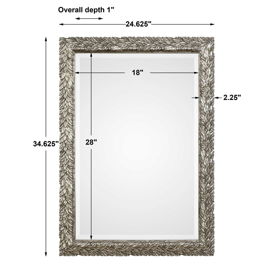 UTTERMOST EVELINA LEAVES MIRROR - Mirrors