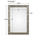UTTERMOST EVELINA LEAVES MIRROR - Mirrors