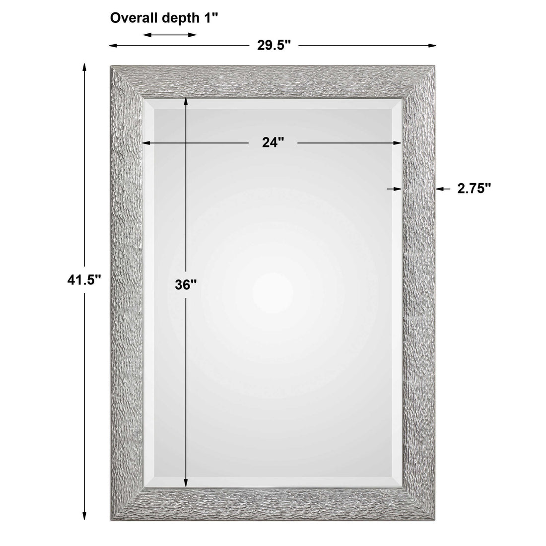 UTTERMOST MOSSLEY METALLIC MIRROR - Mirrors