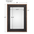 UTTERMOST STAVELEY RUSTIC MIRROR - Mirrors