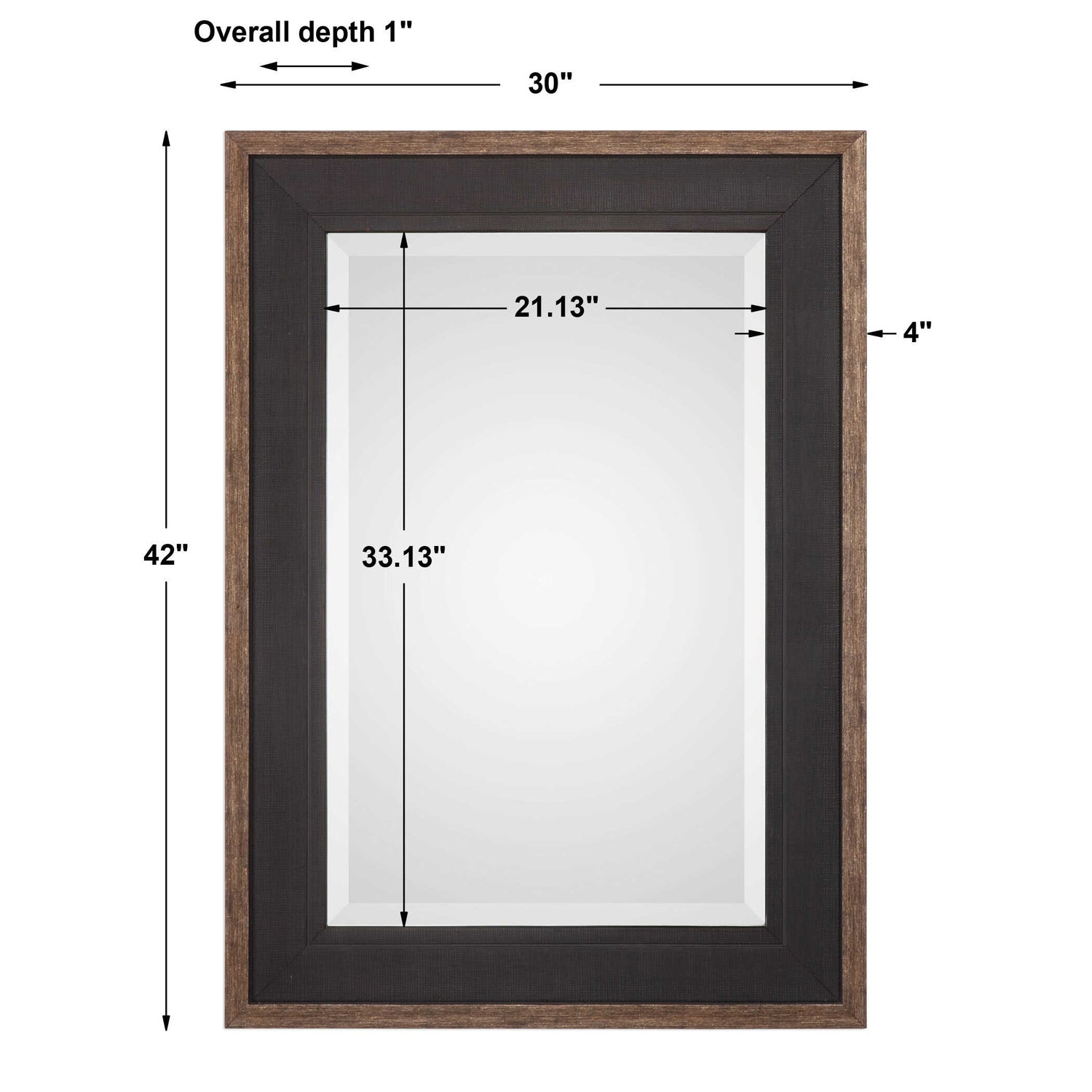UTTERMOST STAVELEY RUSTIC MIRROR - Mirrors