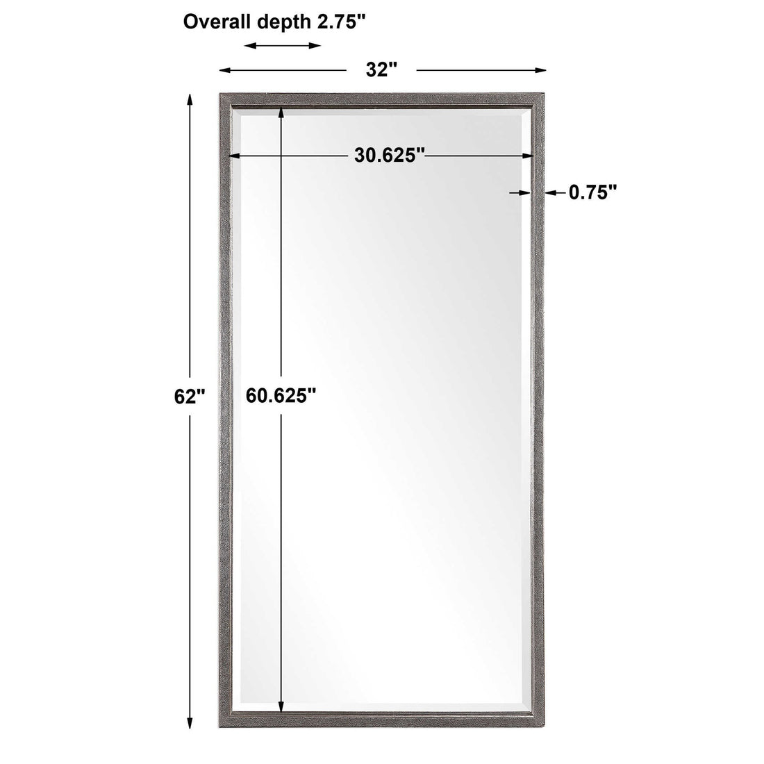 UTTERMOST Gabelle Metallic Mirror - Mirrors