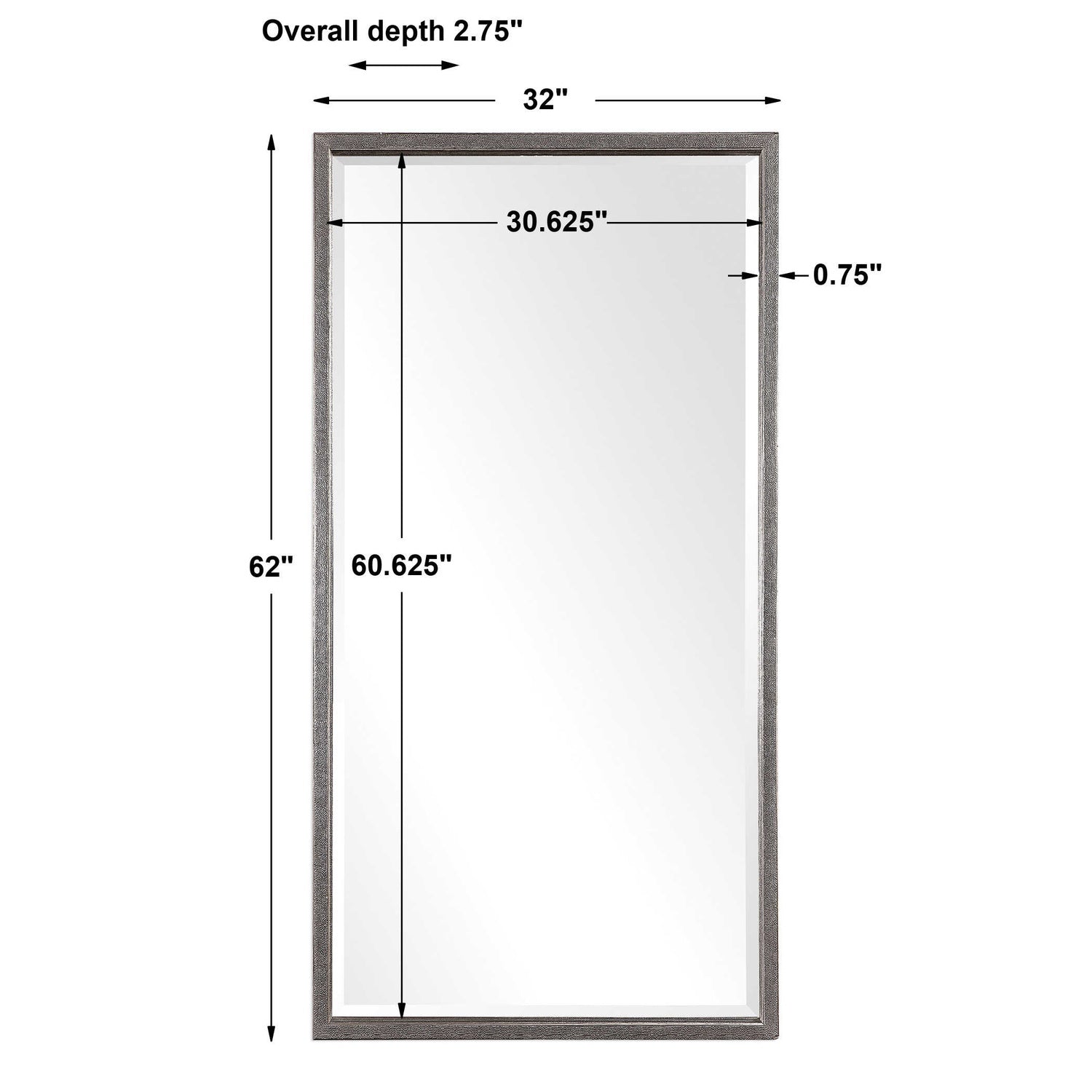 UTTERMOST Gabelle Metallic Mirror - Mirrors