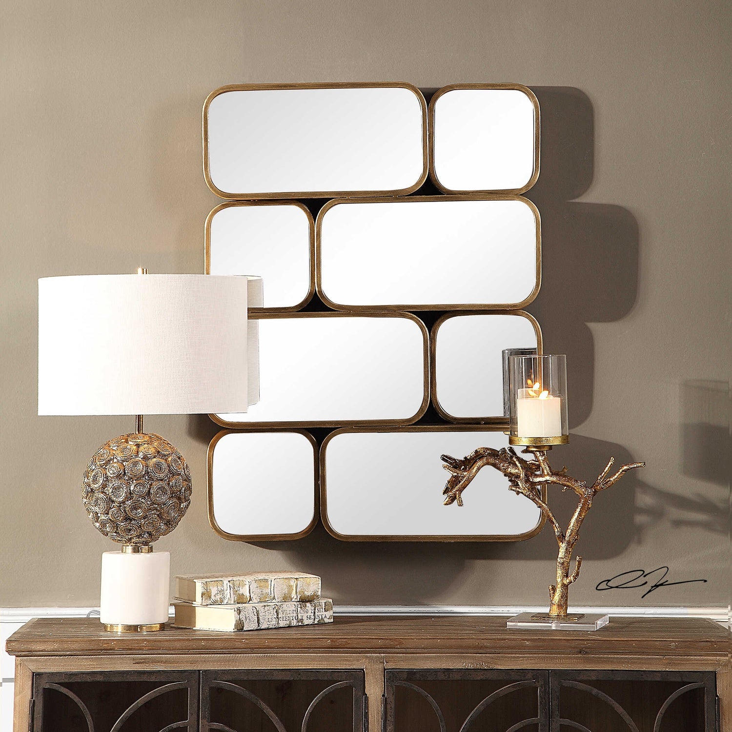 UTTERMOST CANUTE MODERN MIRROR - Mirrors