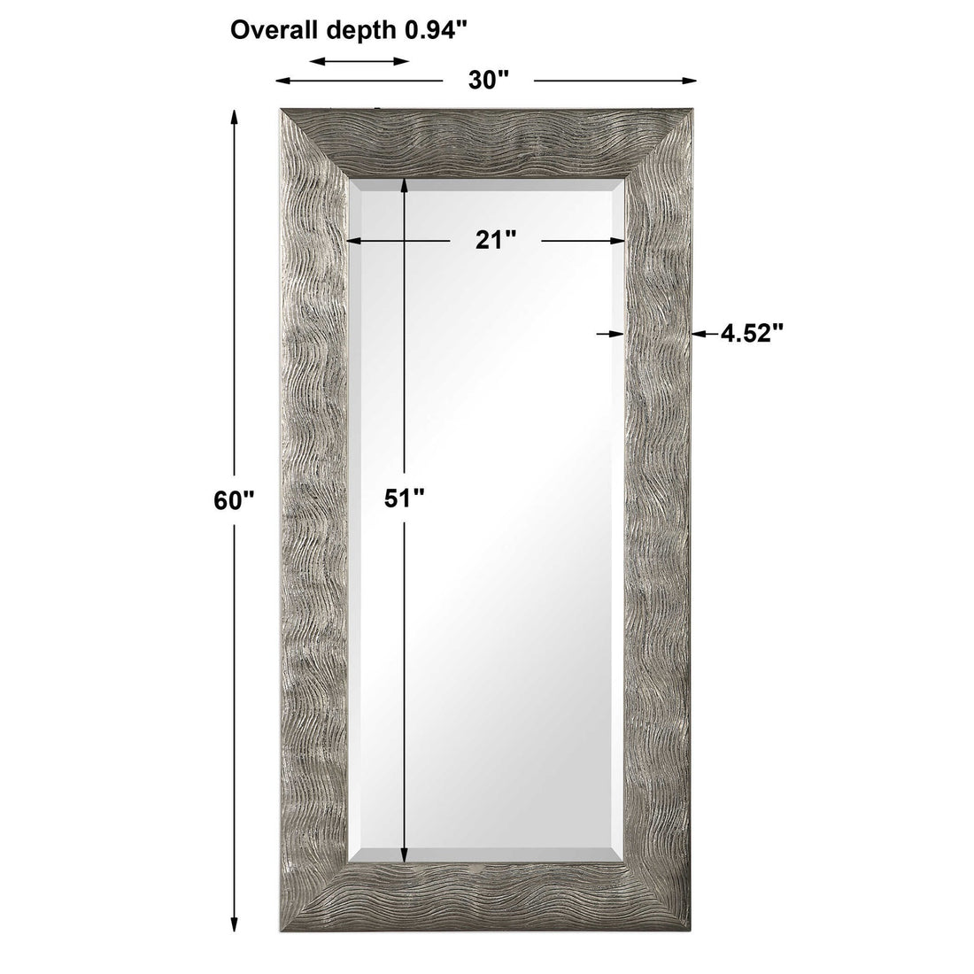 UTTERMOST MAEONA METALLIC MIRROR - Mirrors
