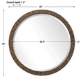 UTTERMOST WAYDE BARK MIRROR - Mirrors