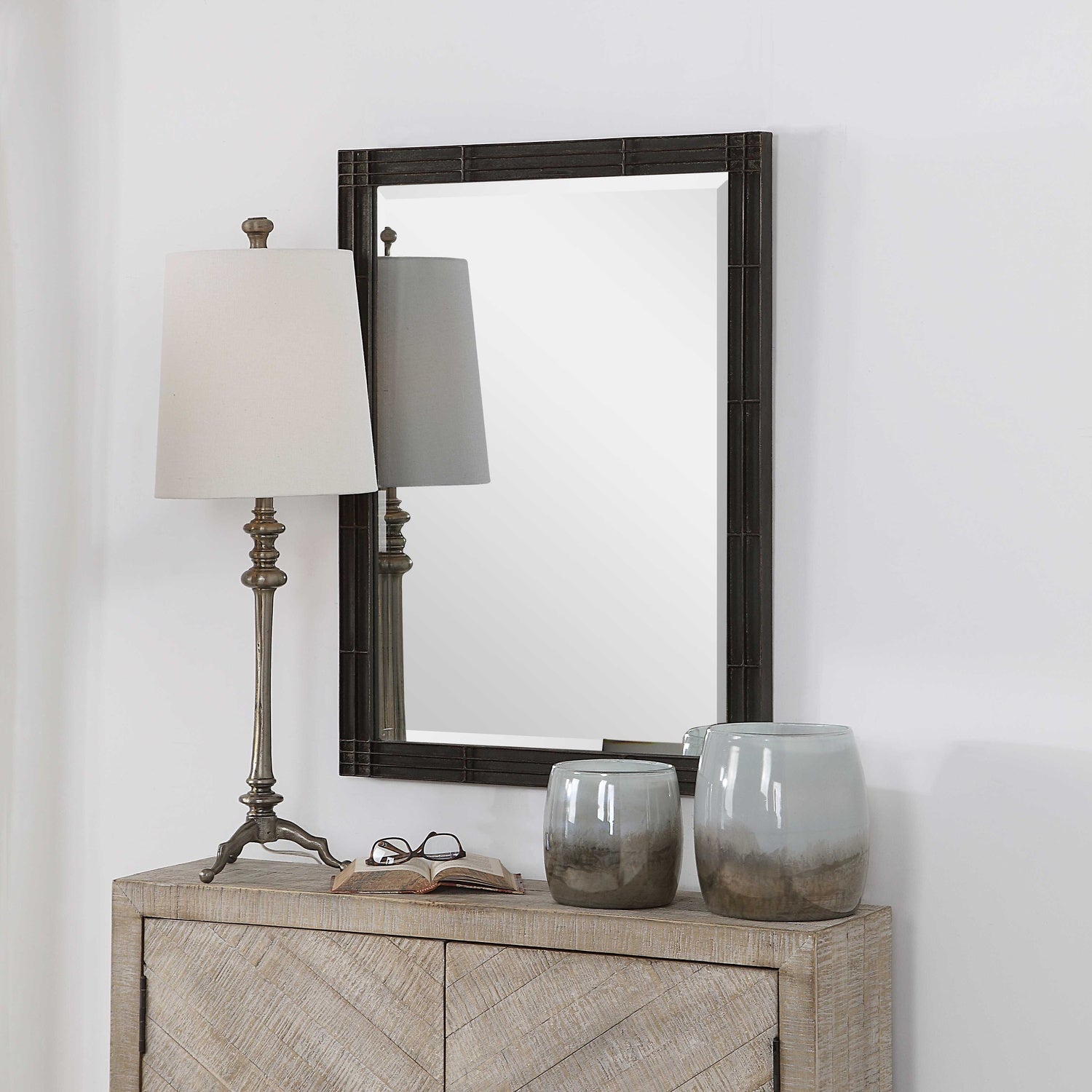 UTTERMOST Gower Aged Vanity Mirror - Mirrors