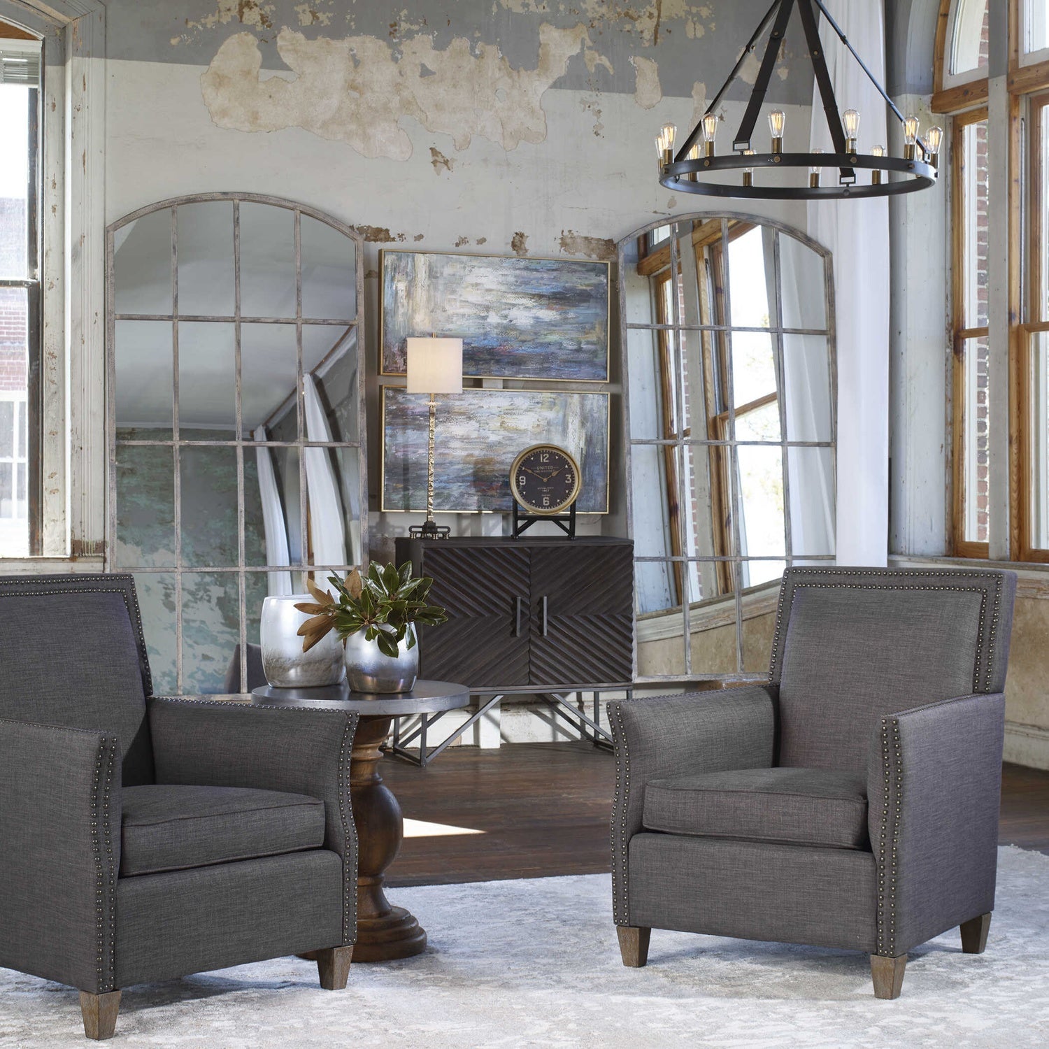 UTTERMOST Amiel Arched Mirror - Mirrors