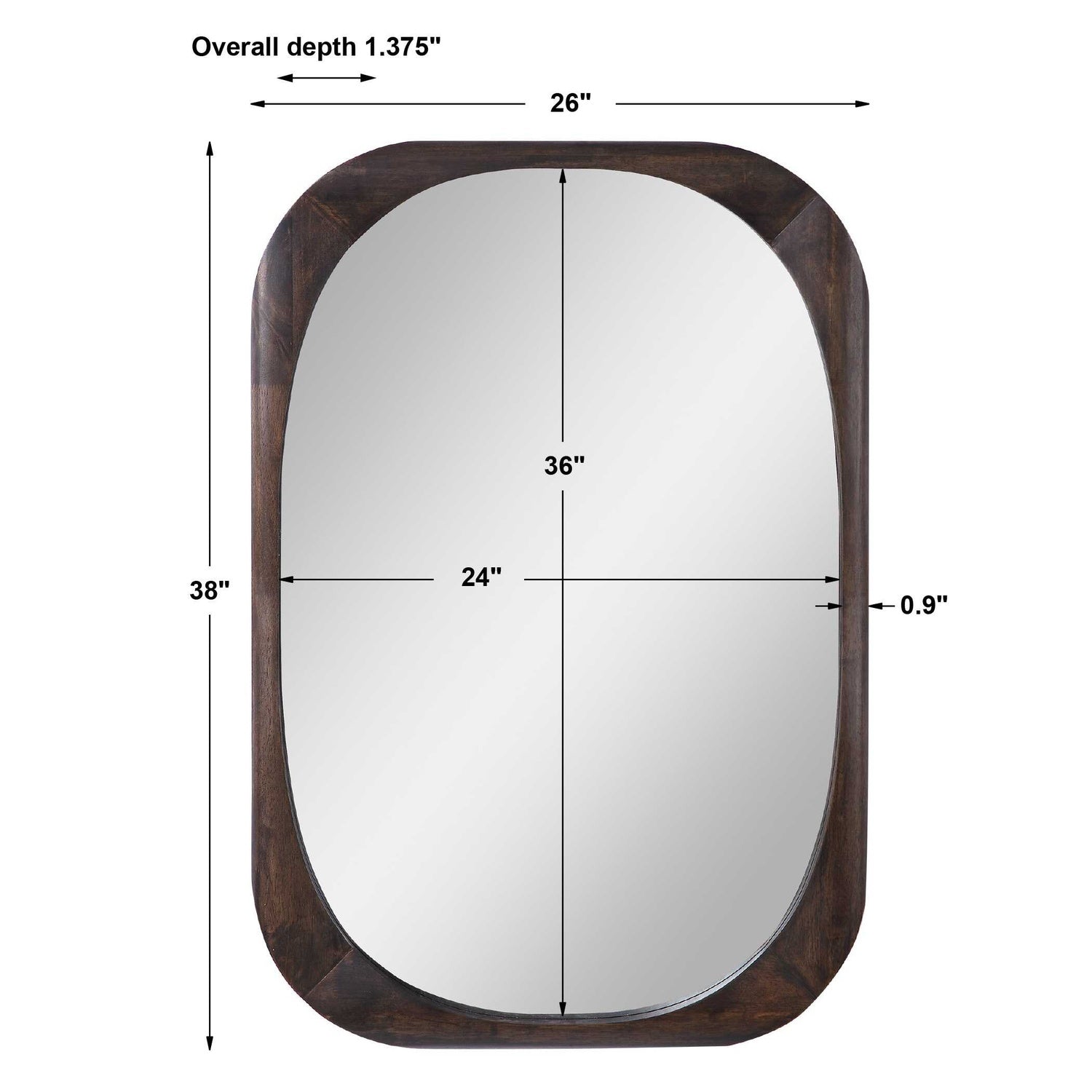 UTTERMOST Sheldon Mid-Century Mirror - Mirrors