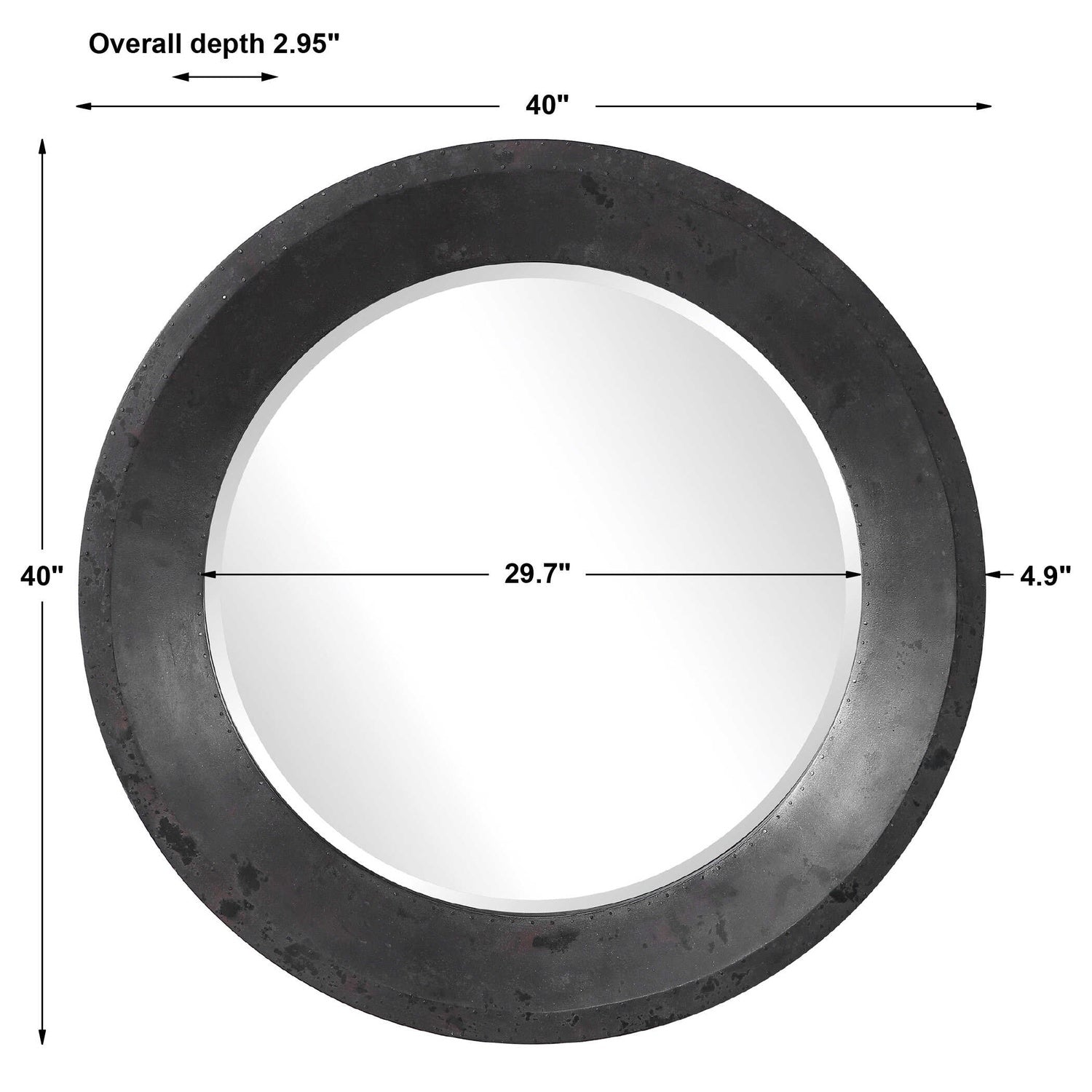 UTTERMOST Frazier Industrial Mirror - Mirrors