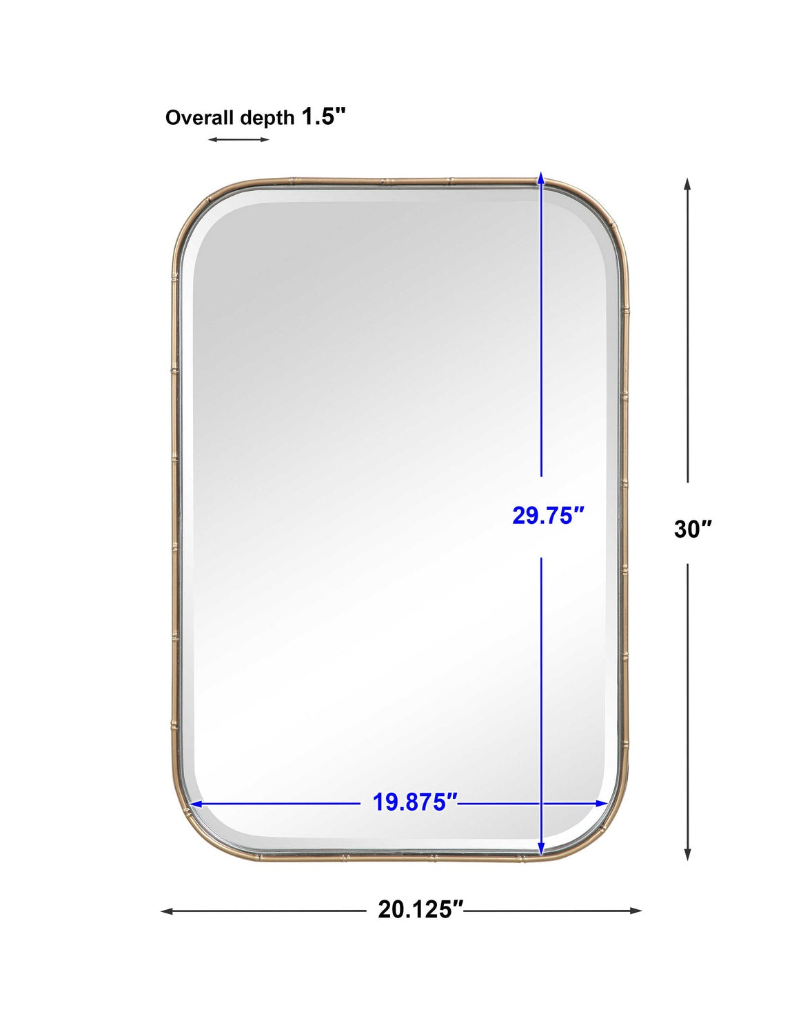 UTTERMOST MALAY VANITY MIRROR - Mirrors