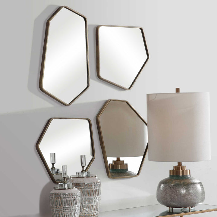 UTTERMOST Linneah Modern Mirrors Set Of 4 - Mirrors