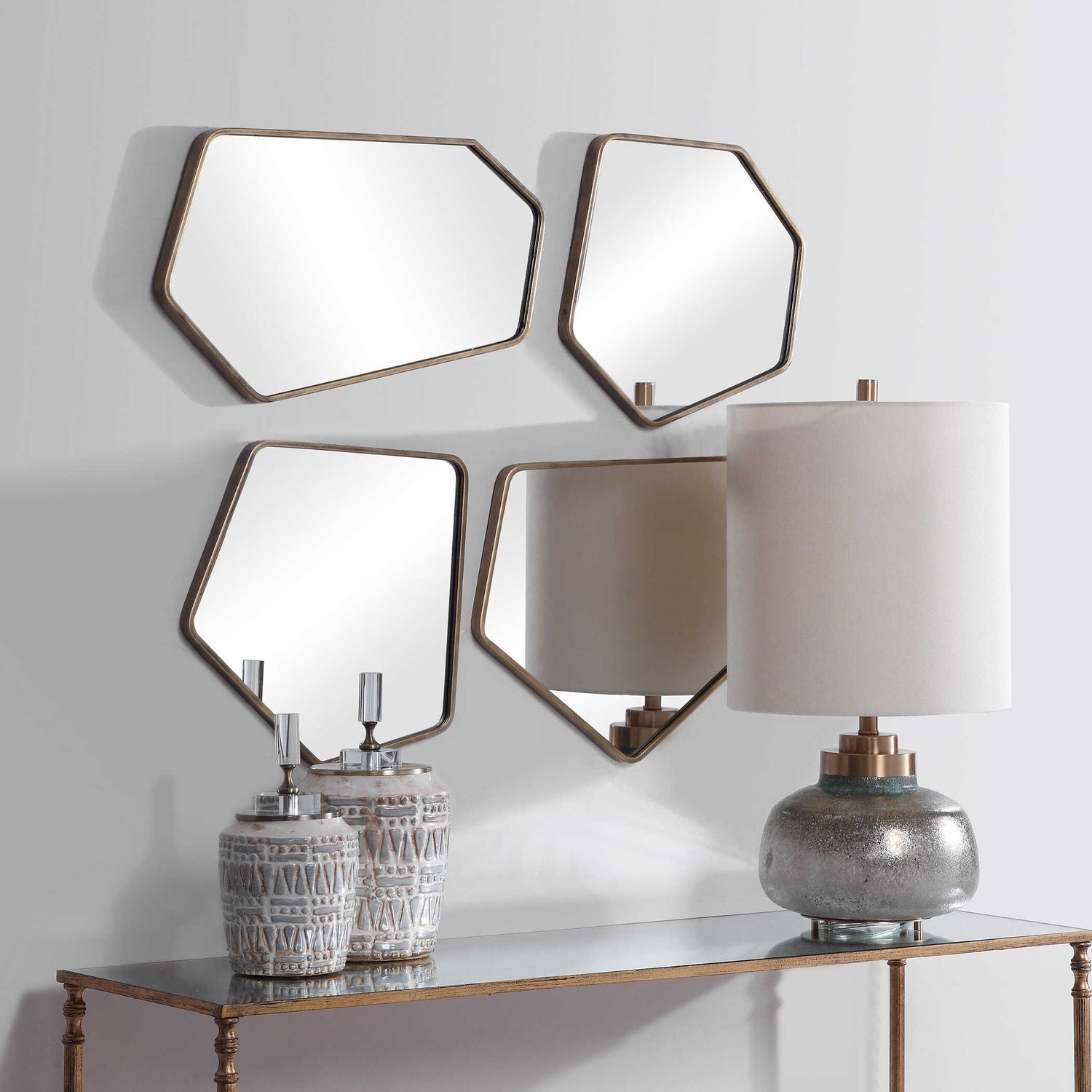 UTTERMOST Linneah Modern Mirrors Set Of 4 - Mirrors