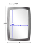 UTTERMOST Haskill Brushed Mirror - Mirrors