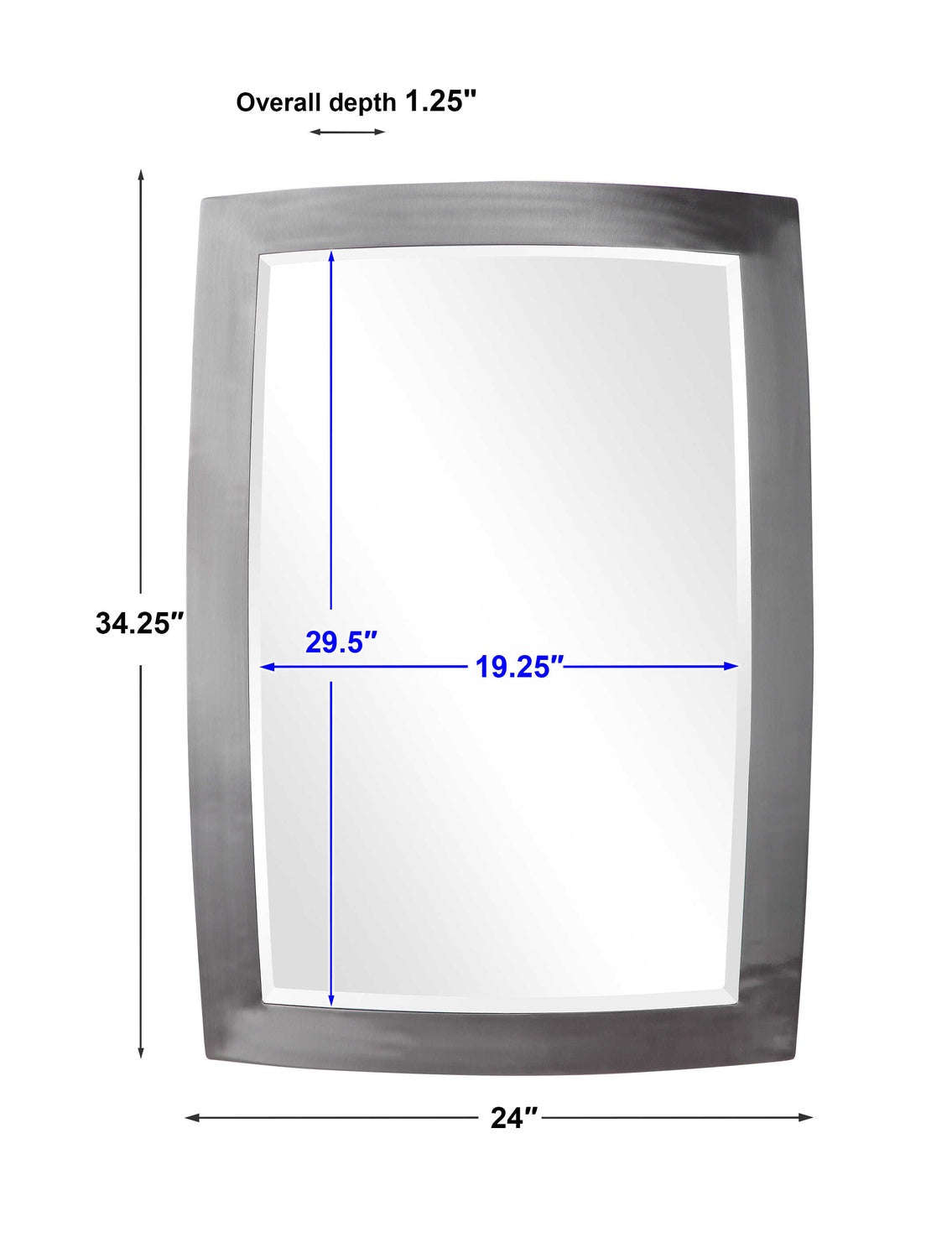 UTTERMOST HASKILL BRUSHED MIRROR - Mirrors