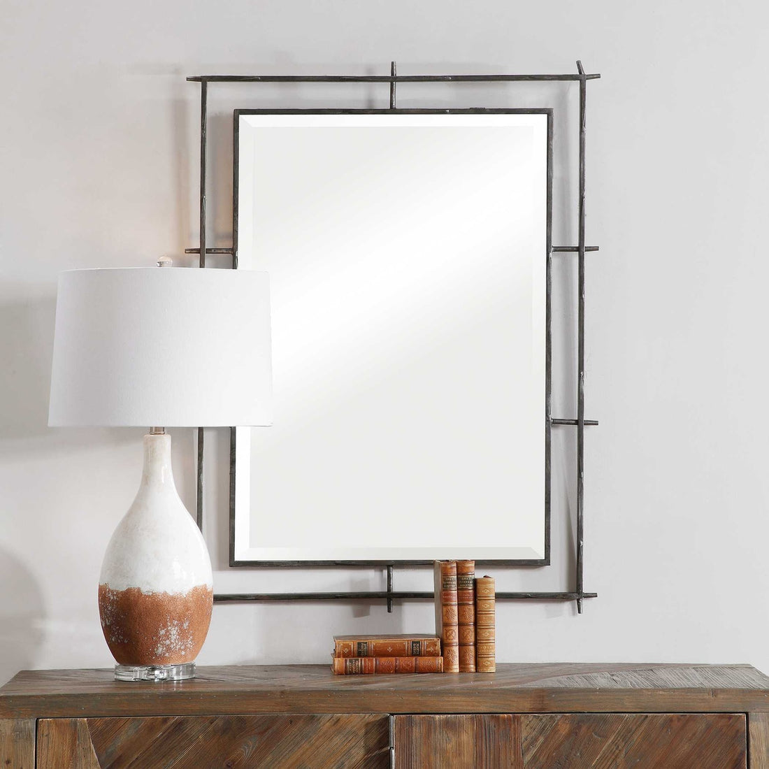 UTTERMOST Ironworks Industrial Mirror - Mirrors