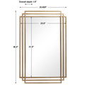 UTTERMOST AMHERST BRUSHED MIRROR - Mirrors