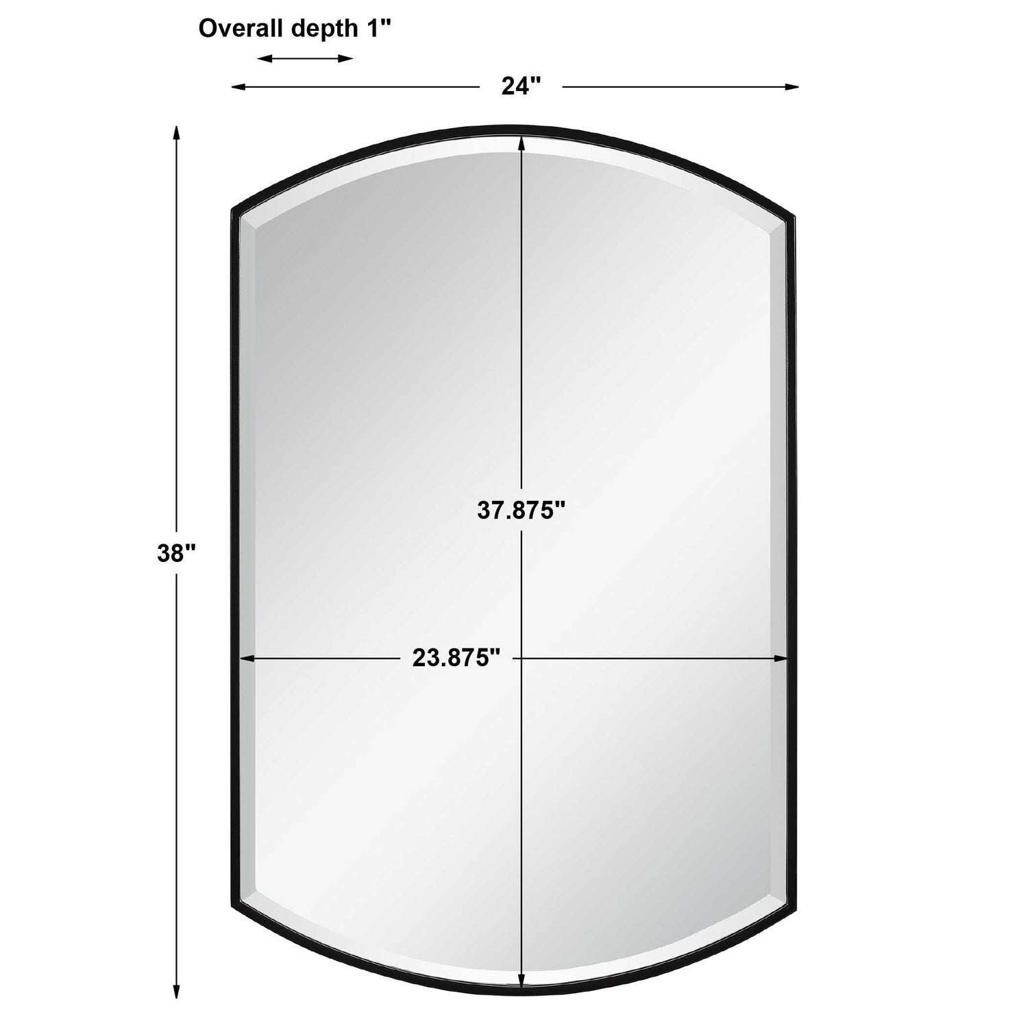 UTTERMOST SHIELD SHAPED MIRROR - Mirrors