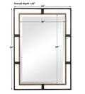 UTTERMOST Carrizo & Rectangle Mirror - Mirrors