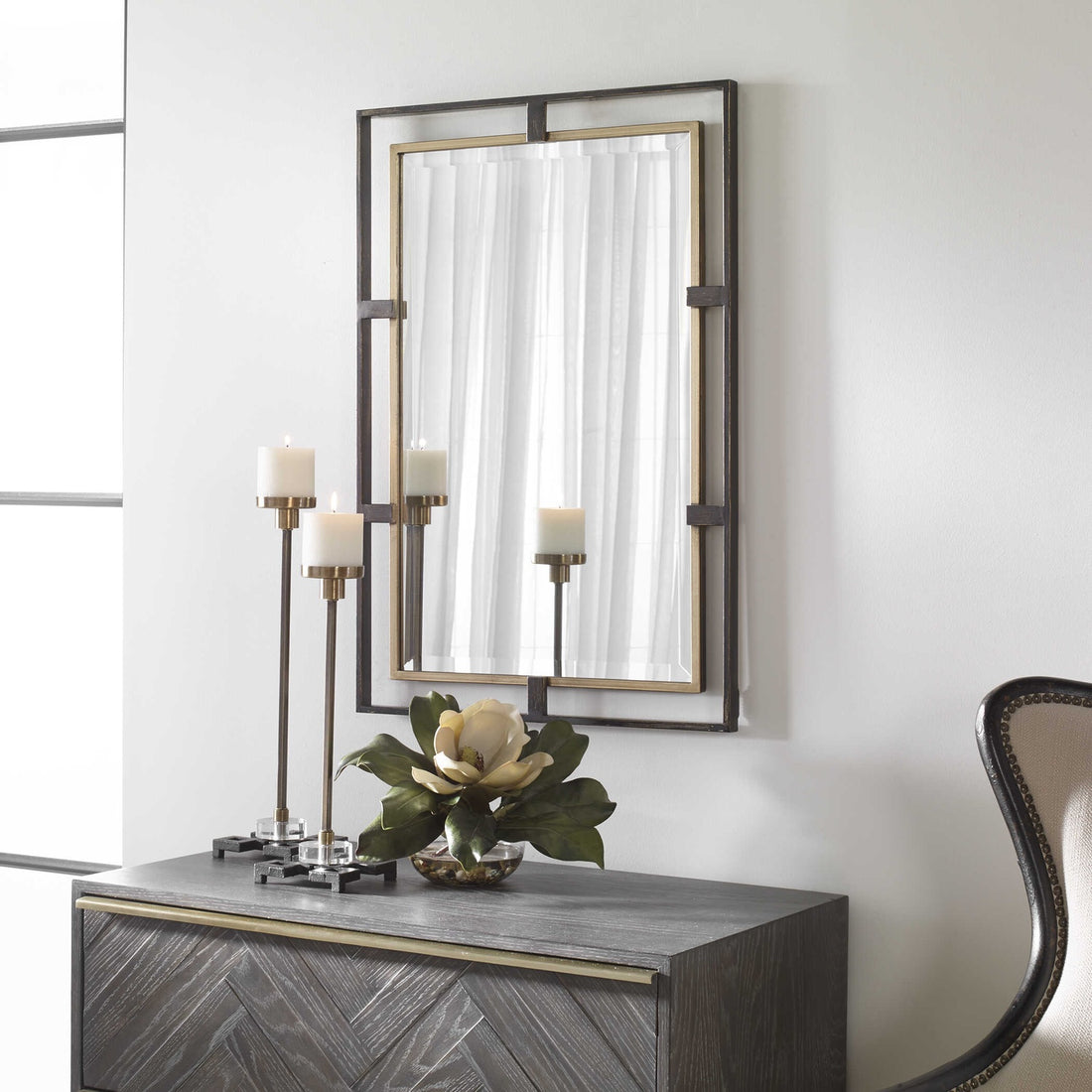 UTTERMOST Carrizo & Rectangle Mirror - Mirrors