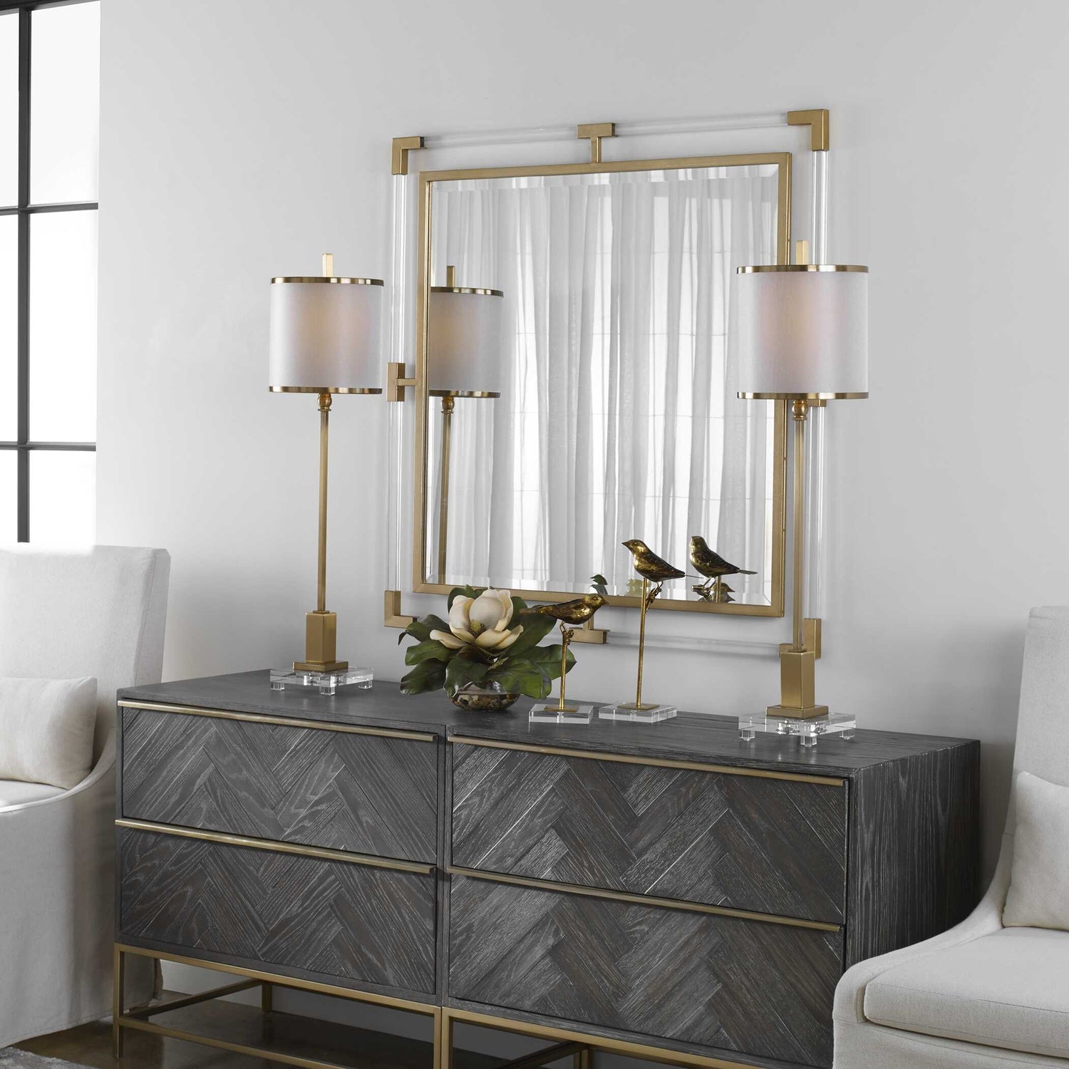 UTTERMOST Balkan Square Mirror - Mirrors