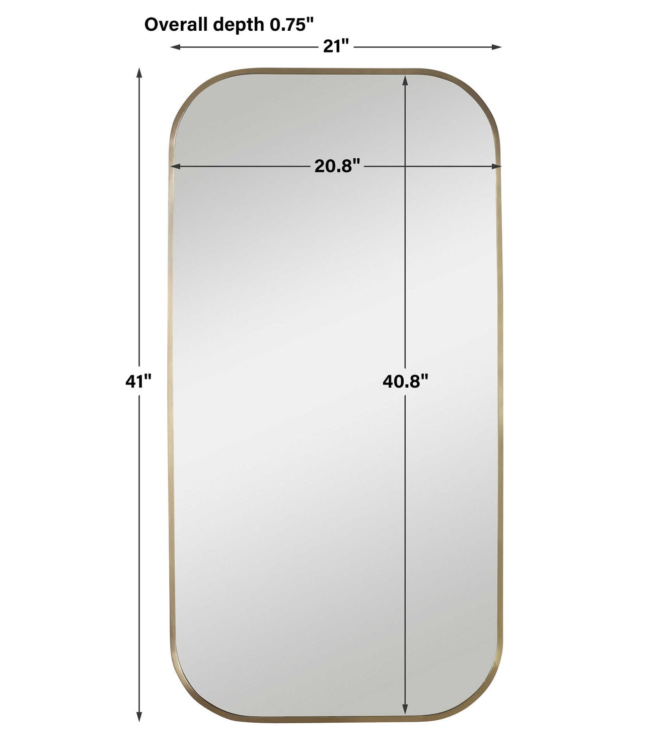 UTTERMOST TAFT PLATED MIRROR - Mirrors