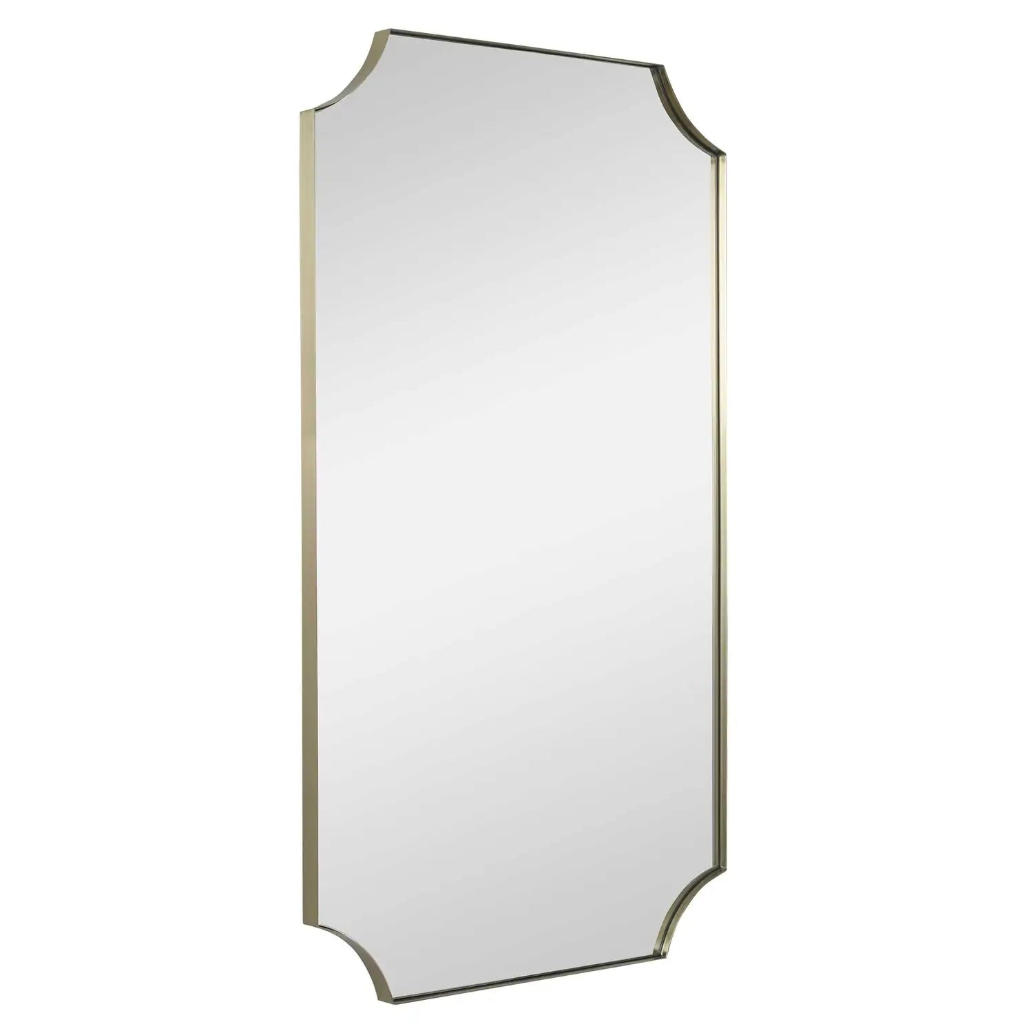 UTTERMOST Lennox Scalloped Corner Mirror - Mirrors
