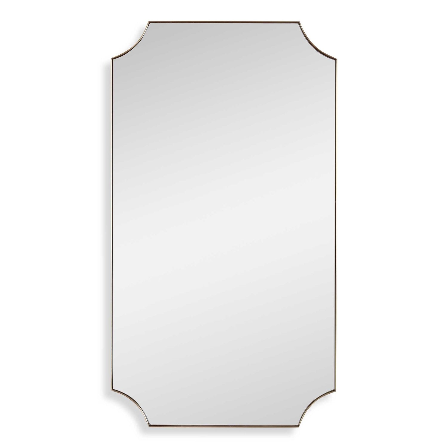 UTTERMOST LENNOX SCALLOPED CORNER MIRROR - Mirrors
