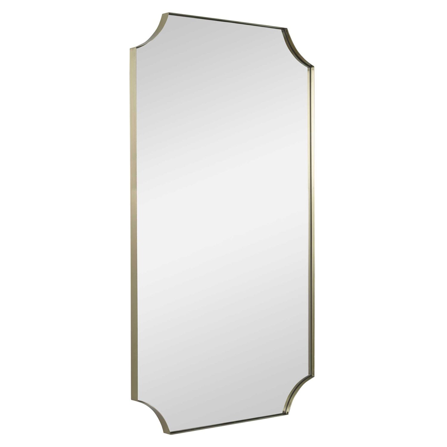 UTTERMOST LENNOX SCALLOPED CORNER MIRROR - Mirrors