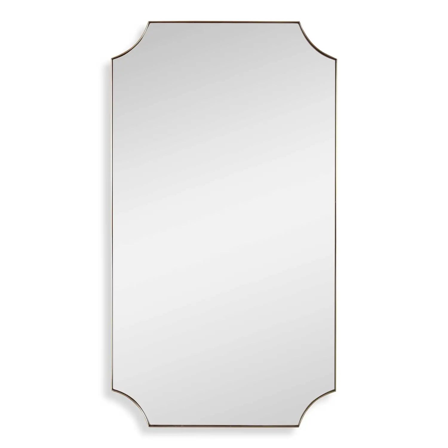 UTTERMOST Lennox Scalloped Corner Mirror - Mirrors