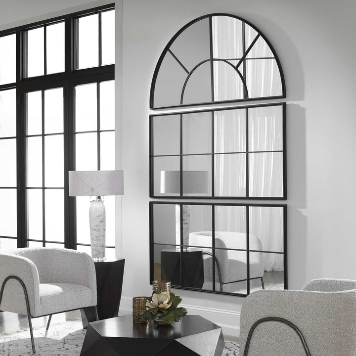 UTTERMOST Rousseau Window Arch Mirror - Mirrors