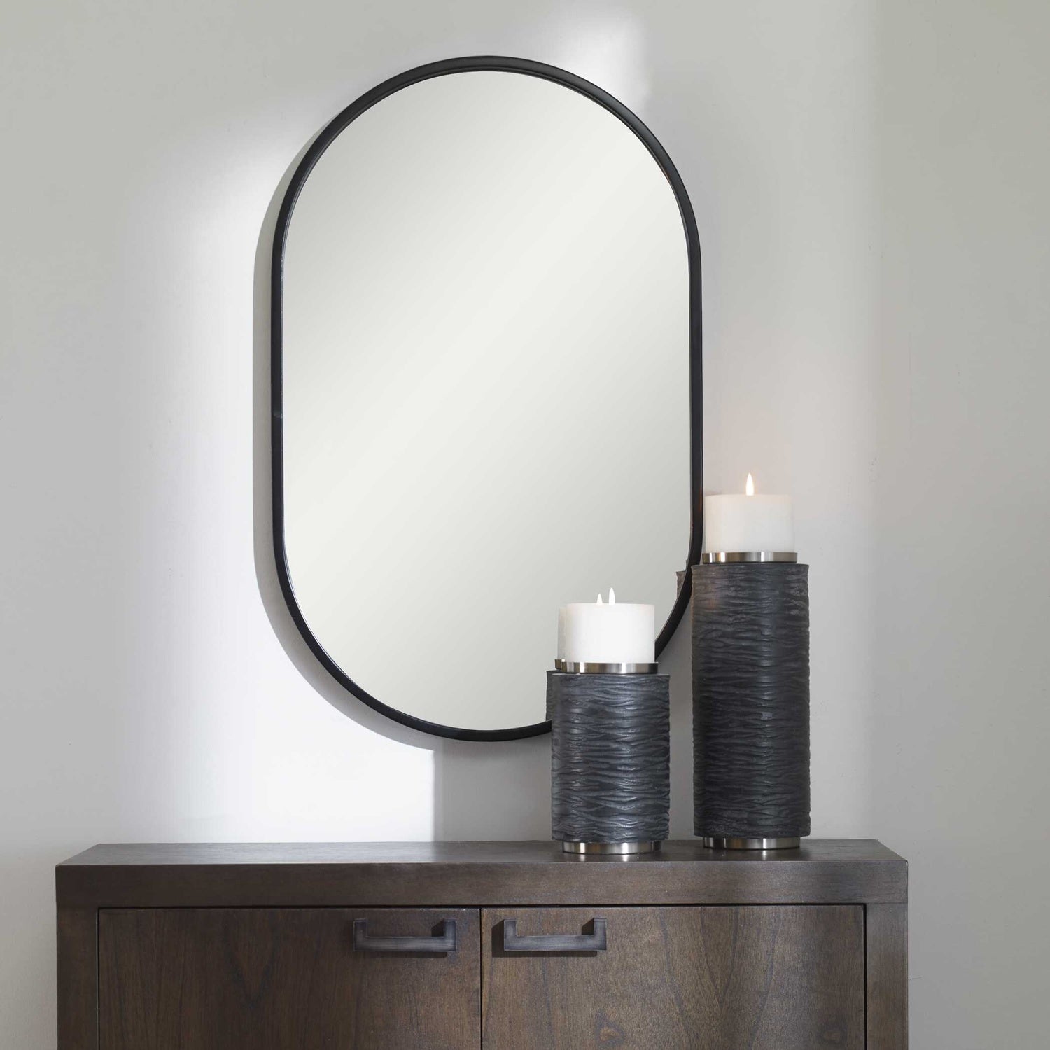 UTTERMOST VARINA MINIMALIST OVAL MIRROR - Mirrors