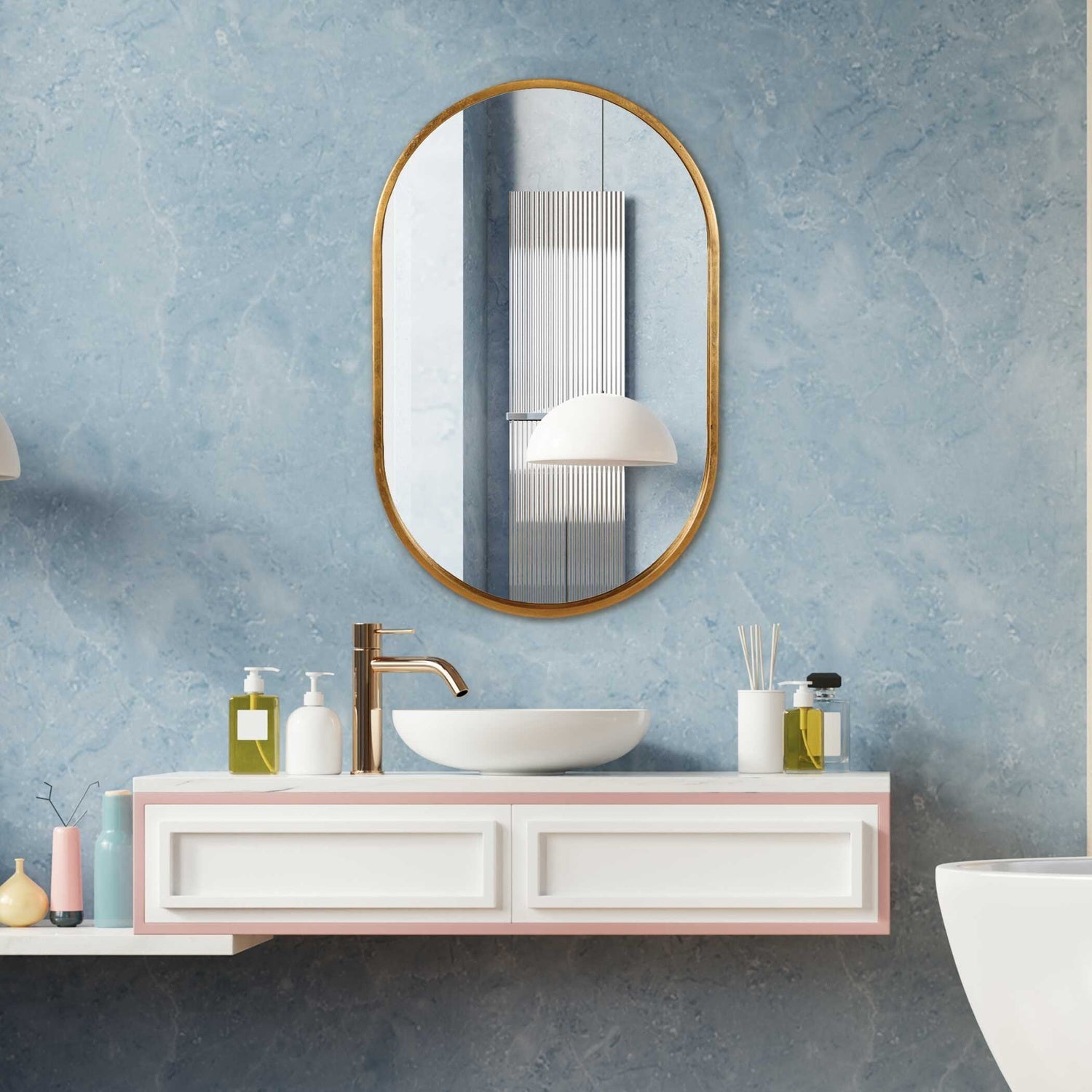 UTTERMOST VARINA MINIMALIST OVAL MIRROR - Mirrors