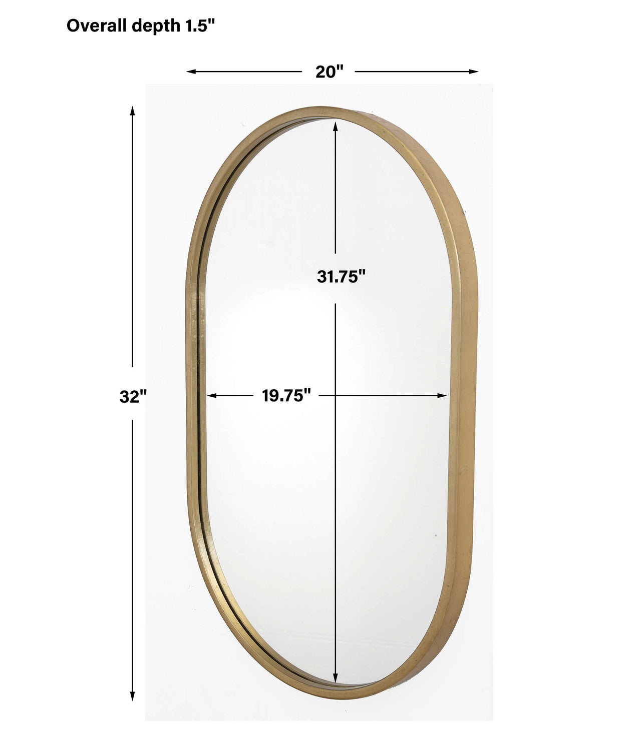 UTTERMOST VARINA MINIMALIST OVAL MIRROR - Mirrors