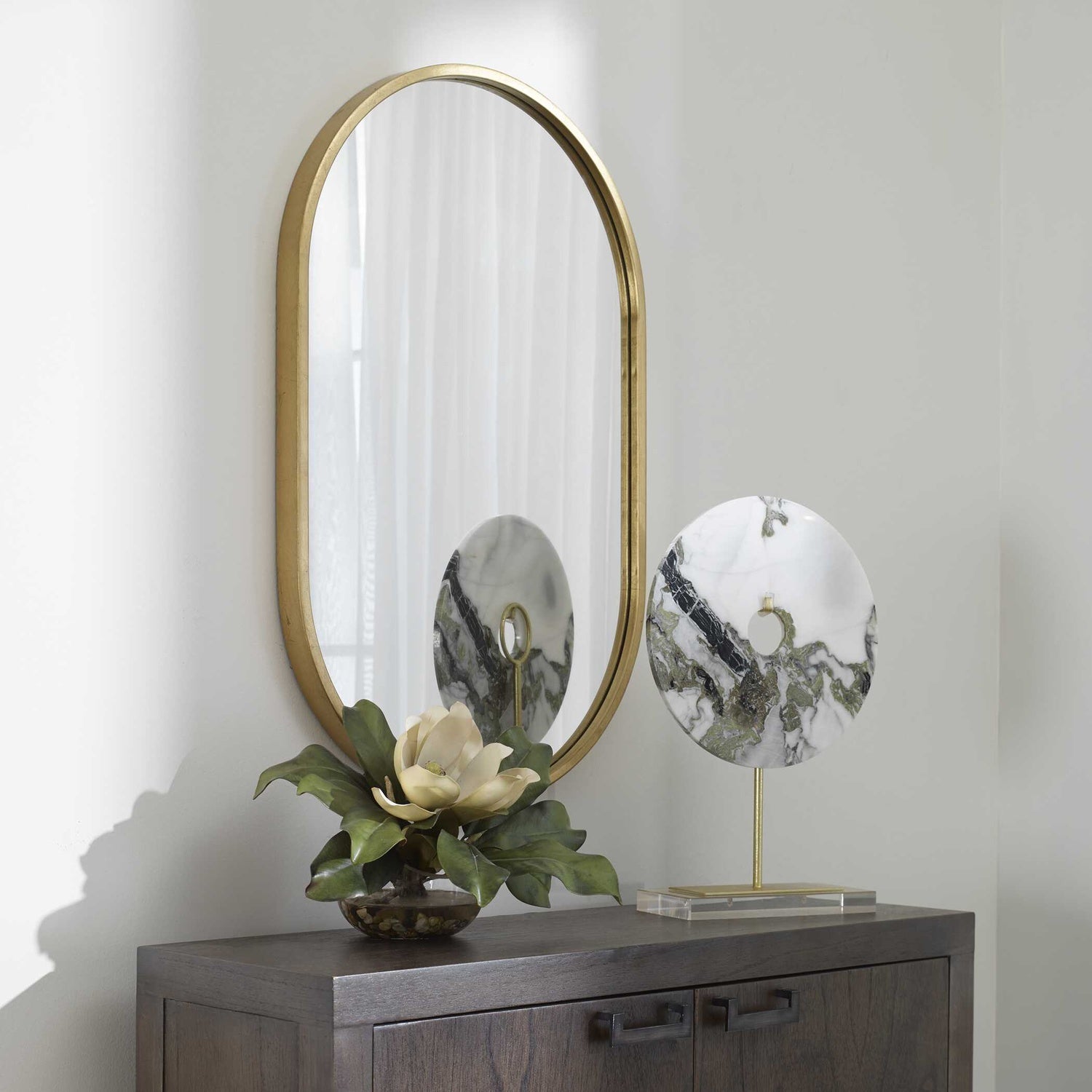 UTTERMOST VARINA MINIMALIST OVAL MIRROR - Mirrors