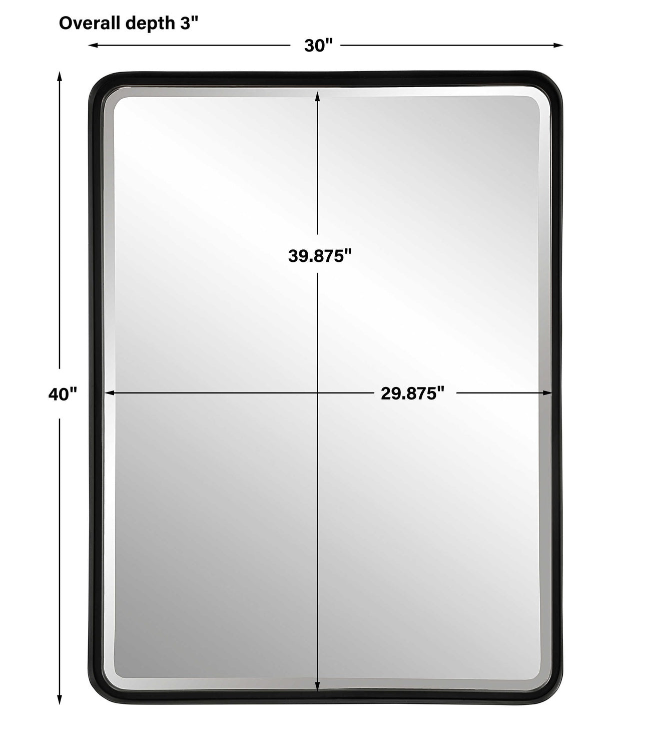 UTTERMOST CROFTON MIRROR - Mirrors