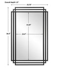 UTTERMOST Amherst Mirror - Mirrors