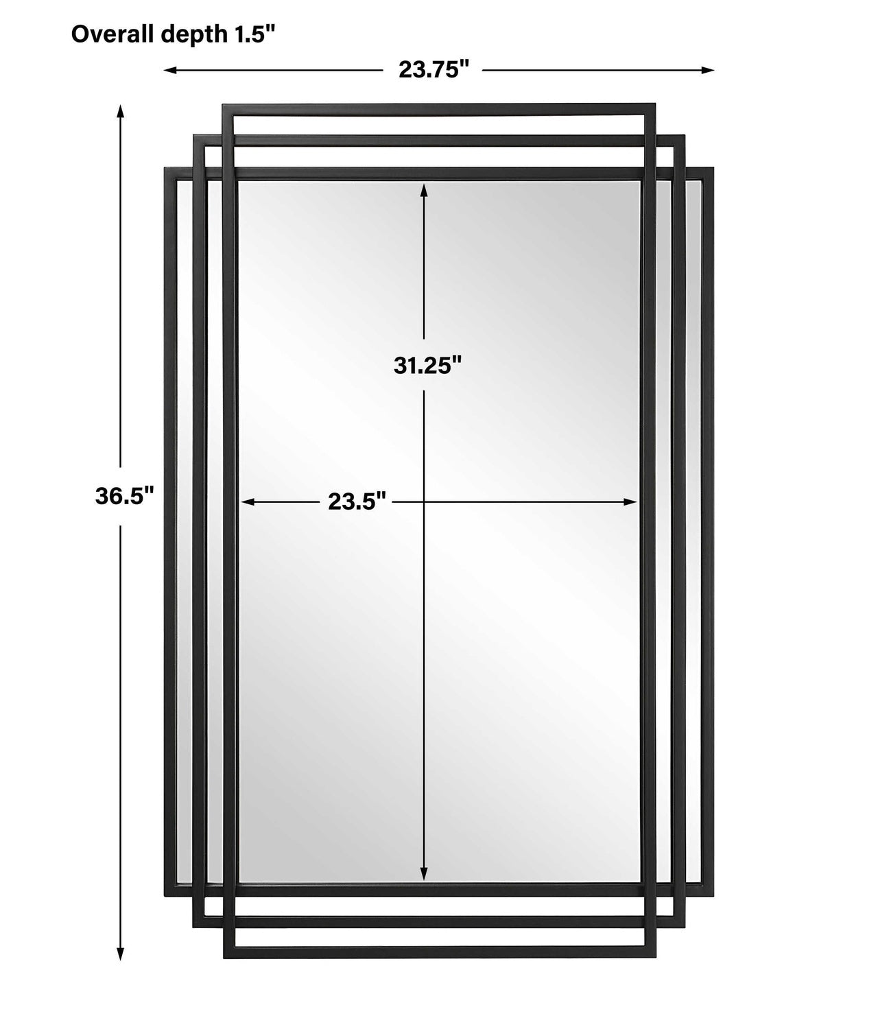 UTTERMOST Amherst Mirror - Mirrors